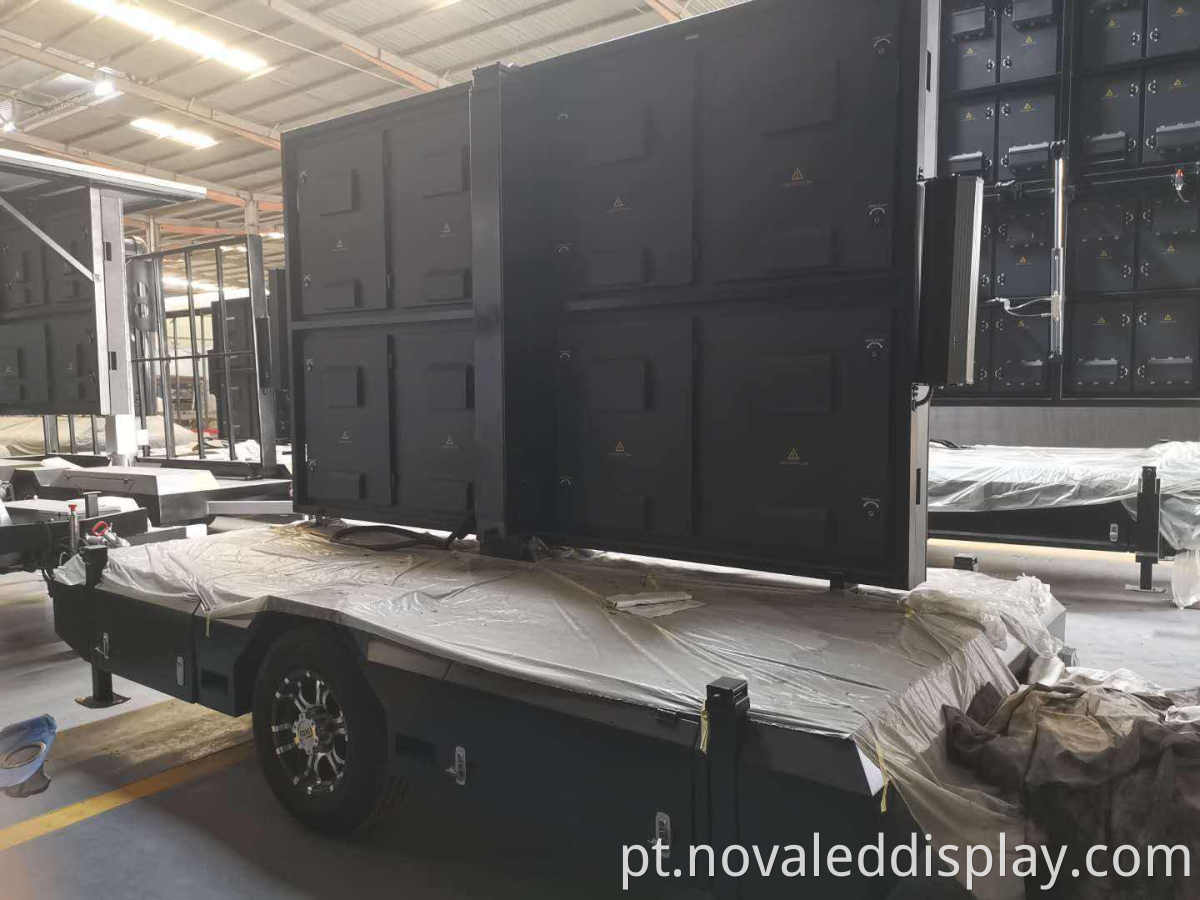 led video wall trailer